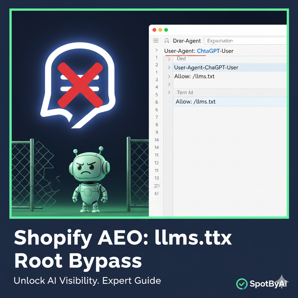 Shopify llms.txt Implementation: The Complete 2025 AEO Guide